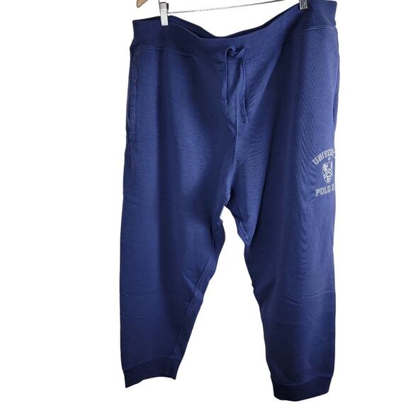 Polo Ralph Lauren University Graphic Jogger Pants Men's size Big 3X Blue